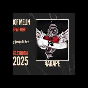 26.11. koncert # Turobni Moyer x 4AGAPE x DJ Horvi # Grof MElin